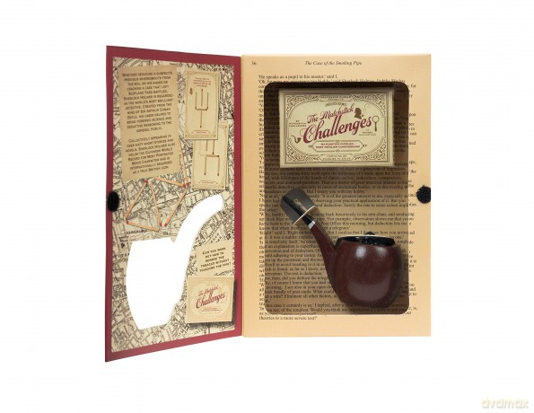 Professor PUZZLE Sherlock Holmes - The case of the Smoking Pipe - Mystery Puzzle/Matchstick Challenge set [KSIĄŻKA]