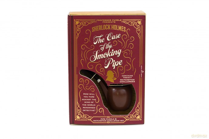 Professor PUZZLE Sherlock Holmes - The case of the Smoking Pipe - Mystery Puzzle/Matchstick Challenge set [KSIĄŻKA]