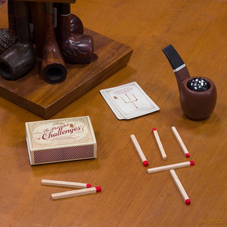 Professor PUZZLE Sherlock Holmes - The case of the Smoking Pipe - Mystery Puzzle/Matchstick Challenge set [KSIĄŻKA]