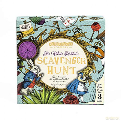 Professor PUZZLE The White Rabbit's Scavenger Hunt Alice in Wonderland themed Treasure Hunt for the whole family. [KSIĄŻKA]