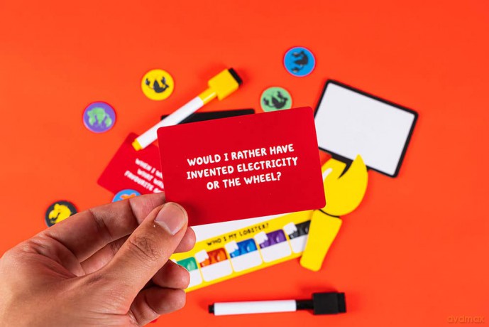 Professor PUZZLE You're My Lobster Board Game Ages 12+ 2-6 Players 20 Minutes Playing Time, PROPPG7904, Orange [KSIĄŻKA]