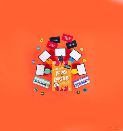Professor PUZZLE You're My Lobster Board Game Ages 12+ 2-6 Players 20 Minutes Playing Time, PROPPG7904, Orange [KSIĄŻKA]