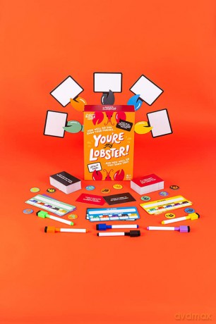 Professor PUZZLE You're My Lobster Board Game Ages 12+ 2-6 Players 20 Minutes Playing Time, PROPPG7904, Orange [KSIĄŻKA]