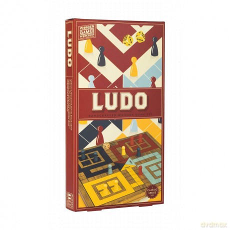 Professor Puzzle; Ludo - Traditional/Classic Wooden Family Board Game Ludo [KSIĄŻKA]