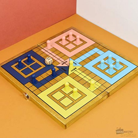 Professor Puzzle; Ludo - Traditional/Classic Wooden Family Board Game Ludo [KSIĄŻKA]