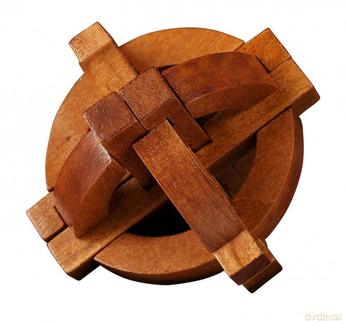 Professor Puzzles Great Minds Brain Teaser Puzzle Set - 3 Piece Set of 3D Wooden Brain Teaser Puzzles [GRA]