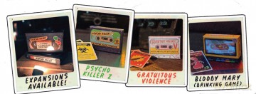 Psycho Killer: The Card Game - a fast-paced, strategic and hilarious game based on your favourite retro horror and slasher films, for ages 15 to Adult [KSIĄŻKA]
