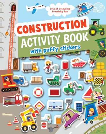 Puffy Sticker Book - Construction [KSIĄŻKA]
