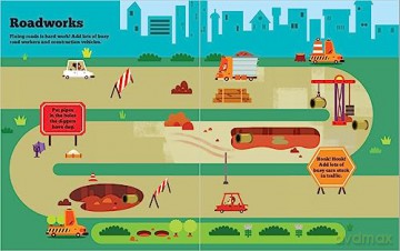 Puffy Sticker Book - Construction [KSIĄŻKA]