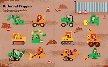 Puffy Sticker Book - Construction [KSIĄŻKA]