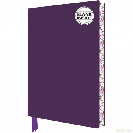 Purple Blank Artisan Notebook (Flame Tree Journals) (Blank Artisan Notebooks) - Flame Tree Studio [KSIĄŻKA]