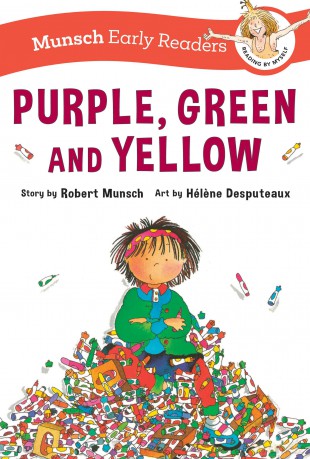 Purple, Green, and Yellow Early Reader (Munsch Early Readers) - Robert Munsch [KSIĄŻKA]