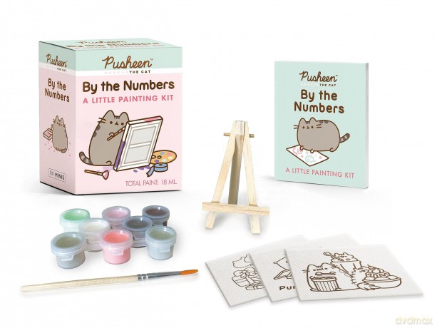 Pusheen by the Numbers: A Little Painting Kit (Rp Minis) - Claire Belton [KSIĄŻKA]