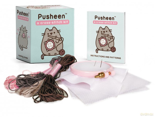 Pusheen: A Cross-Stitch Kit (Miniature Editions) - Claire Belton [KSIĄŻKA]