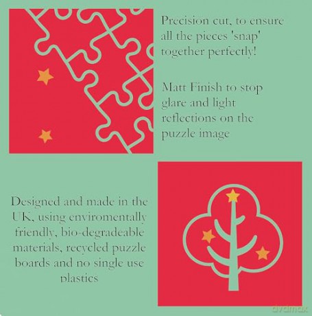 Puzzles For Adults - Grymnitt And The Teddy Bear Tree - Mike Jupp 1000 Piece Jigsaw Puzzle | Made In Britain | Thick Puzzle Board | Cartoon Puzzles [PUZZLE]