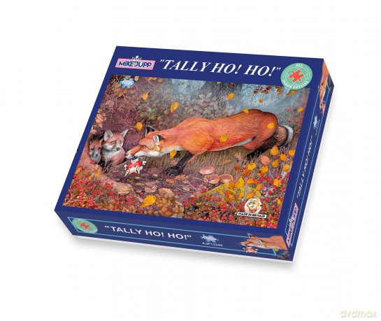 Puzzles For Adults - Tally Ho! Ho! - Mike Jupp 1000 Piece Jigsaw Puzzle | Made In Britain | Thick Puzzle Board | Cartoon Puzzles [PUZZLE]