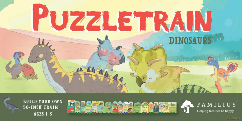 PuzzleTrain: Dinosaurs 26-Piece Puzzle: 26-pieces - Robbins/Covelli [PUZZLE]