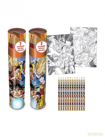 Pyramid Dragonball (Battle of Gods) - Stationery Set - Set Of 12 Coloured Pencils [KSIĄŻKA]