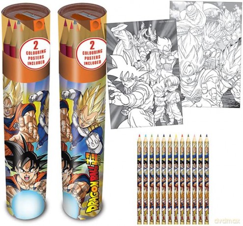 Pyramid Dragonball (Battle of Gods) - Stationery Set - Set Of 12 Coloured Pencils [KSIĄŻKA]