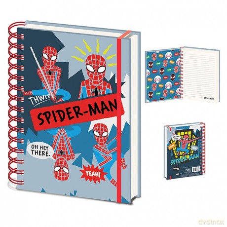Pyramid International | Marvel | Spiderman | Sketch | Oh Hey There | Lined | A5 | Notebook | Kids [KSIĄŻKA]