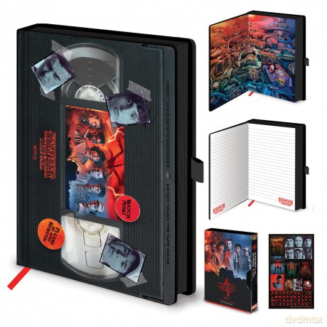 Pyramid International | Stranger Things | Season 4 | VHS | A5 | Premium | Notebook | Unisex | [KSIĄŻKA]