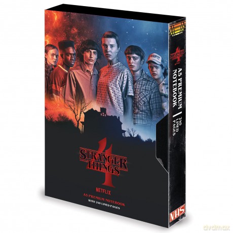 Pyramid International | Stranger Things | Season 4 | VHS | A5 | Premium | Notebook | Unisex | [KSIĄŻKA]