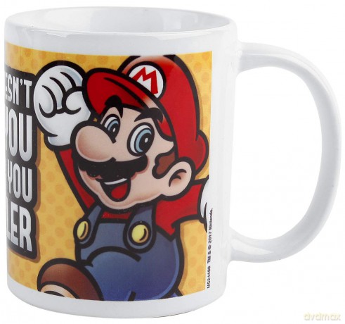Pyramid International AFMG24469 Super Mario (Makes You Smaller) Official Boxed Ceramic Coffee/Tea Mug, Paper, Multi-Colour, 11 x 11 x 1.3 cm
