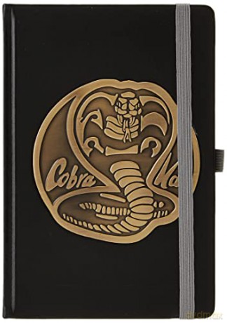 Pyramid International Cobra Kai A5 Faux Leather Notebook with Metal Badge Design - Official Merchandise [KSIĄŻKA]