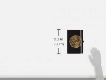 Pyramid International Cobra Kai A5 Faux Leather Notebook with Metal Badge Design - Official Merchandise [KSIĄŻKA]