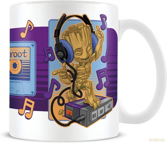 Pyramid International Guardians of The Galaxy Mug in Presentation Gift Box (Groot Cassette Design) 11oz Ceramic Mug - Official Merchandise