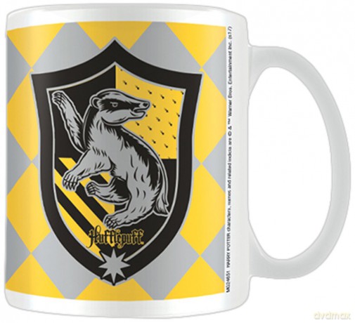 Pyramid International Harry Potter Ceramic Mug with Hufflepuff Shield in Presentation Box - Official Merchandise