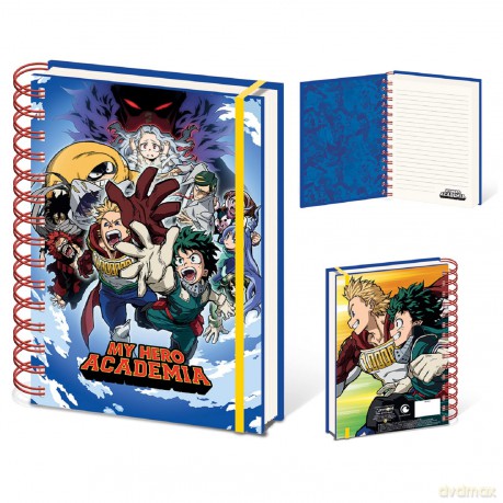 Pyramid International My Hero Academia Journal Notebook (Reach For It Design) Wiro Notebooks A5, Note Book and Notepads A5 - Official My Hero Academia Merch [KSIĄŻKA]