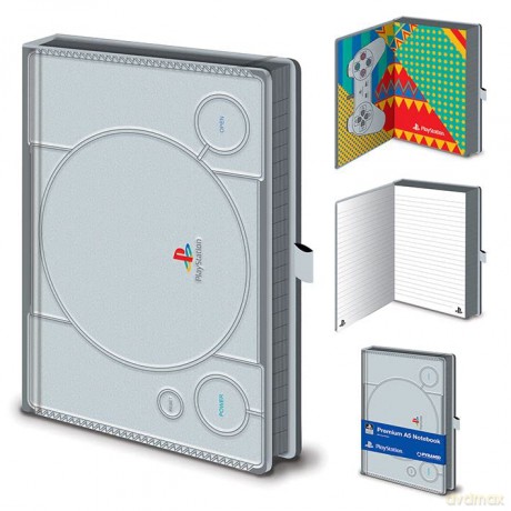 Pyramid International PlayStation Notebook Premium Wirebound A5 Faux Leather Journal with Lined Paper, 15x21cm - Official Merchandise [KSIĄŻKA]