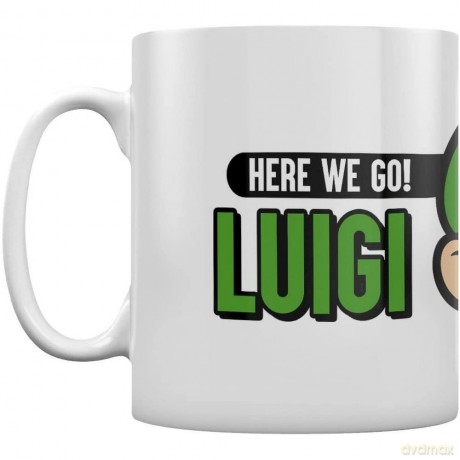 Pyramid International Pyramid - Super Mario Here We Go Luigi Coffee Mug, Multicolour