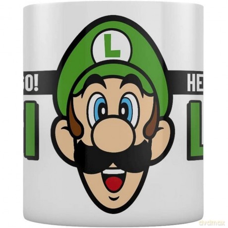 Pyramid International Pyramid - Super Mario Here We Go Luigi Coffee Mug, Multicolour