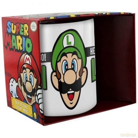 Pyramid International Pyramid - Super Mario Here We Go Luigi Coffee Mug, Multicolour