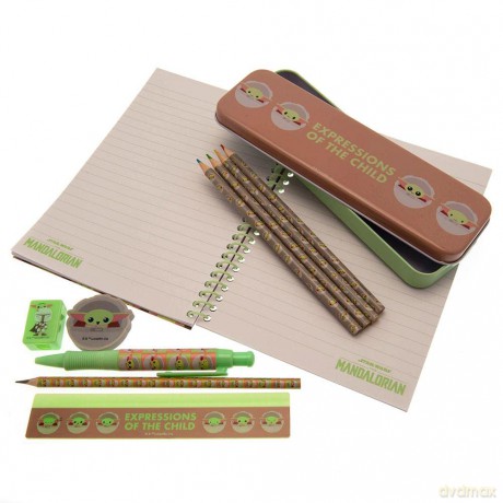 Pyramid International Star Wars: The Mandalorian A5 Lined Notebook and Bumper Stationery Set (Expressions of The Child Design) - Official Merchandise [KSIĄŻKA]