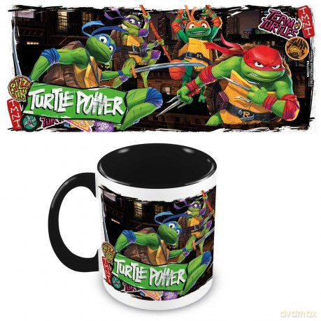 Pyramid International Teenage Mutant Ninja Turtles Coffee Mug (Turtle Power Design) 11oz Ceramic Coffee Mug, Cups and Coffee Mugs for Women, Mugs for Men and Mugs for Kids - Official Merchandise