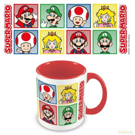 Pyramid SUPER MARIO - 4 Couleur - Mug intérieur coloré 315ml