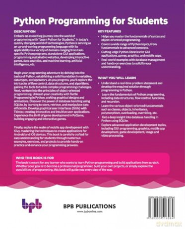 Python Programming for Students: Explore Python in multiple dimensions with project-oriented approach (English Edition) - Nidhi Grover Raheja [KSIĄŻKA]