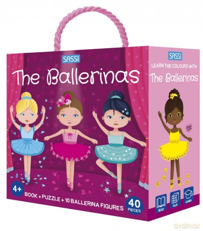 Q Box Learn Colours Ballerinas - M Gaule [KSIĄŻKA]