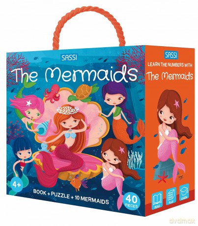 Q Box Learn Numbers Mermaids - M Gaule [KSIĄŻKA]