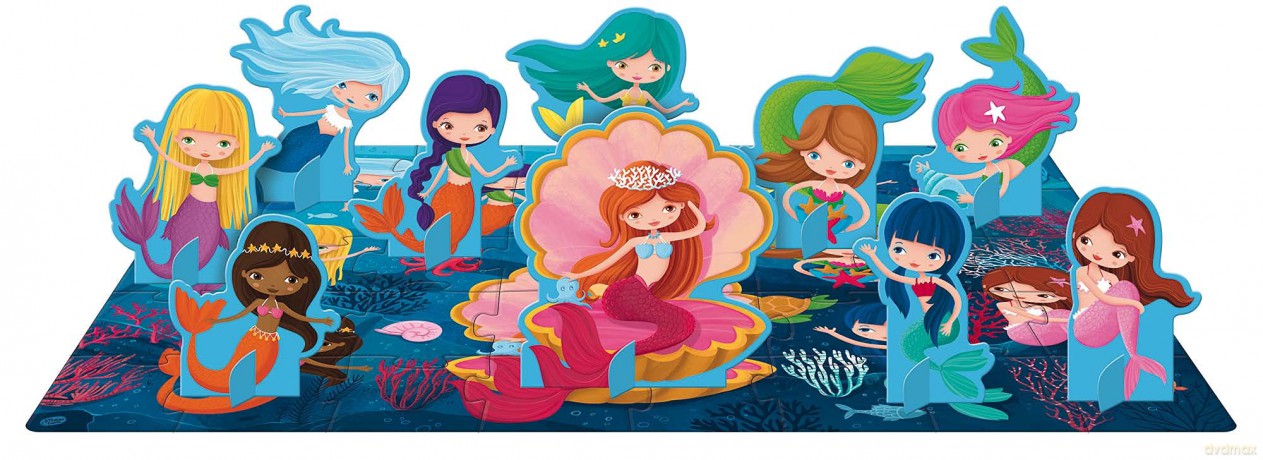 Q Box Learn Numbers Mermaids - M Gaule [KSIĄŻKA]