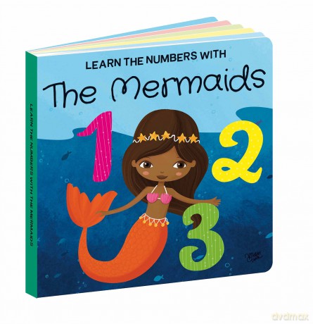 Q Box Learn Numbers Mermaids - M Gaule [KSIĄŻKA]