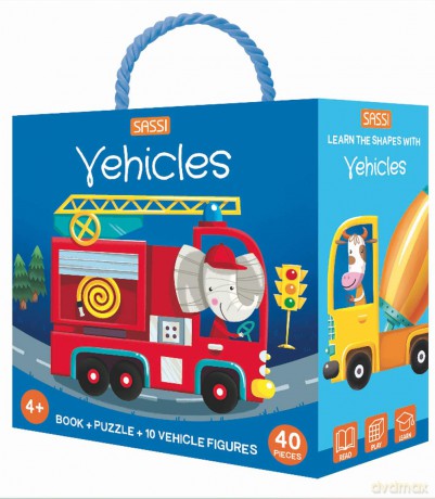 Q Box Learn Shapes With Vehicles - M Gaule [KSIĄŻKA]