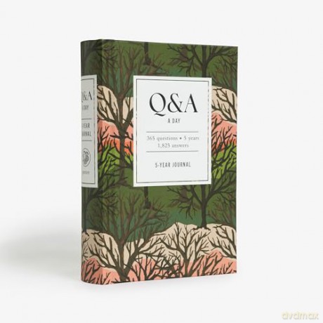 Q&A a Day Woodland: 5-Year Journal - Potter Gift [KALENDARZ]