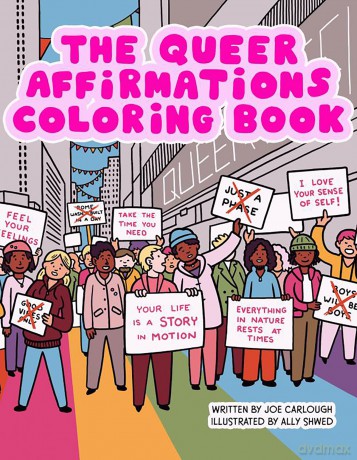 Queer Affirmations Coloring Book - Carlough [KSIĄŻKA]