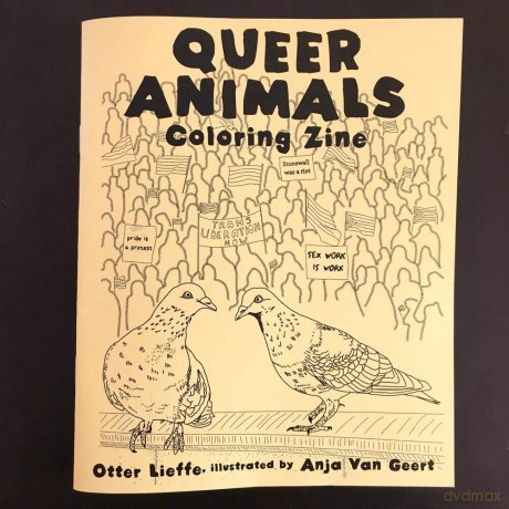 Queer Animals Coloring Book - Otter Lieffe [KSIĄŻKA]