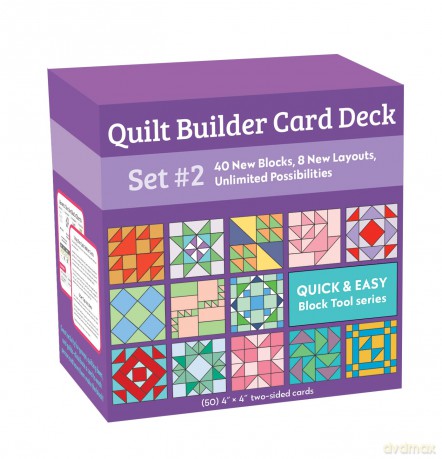 Quilt Builder Card Deck Set #2: 40 new blocks, 8 new layouts, unlimited possibilities [KSIĄŻKA]