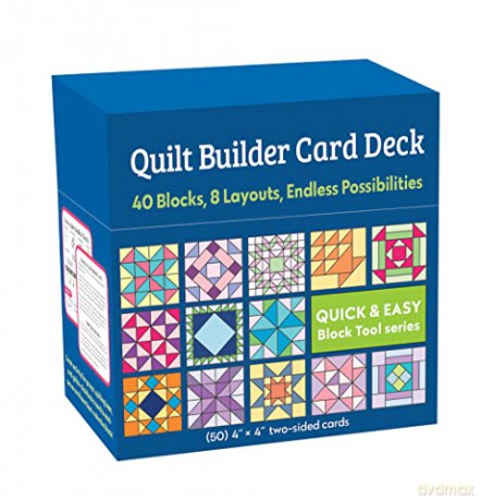 Quilt Builder Card Deck: 40 block, 8 layouts, endless possibilities: 1 [KSIĄŻKA]